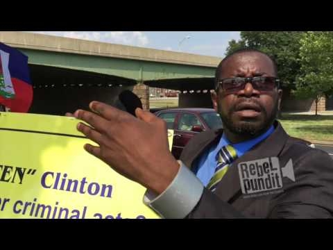 Haitian Immigrants for Trump: "Wake Up! Hillary Belongs in Jail!"
